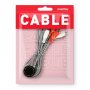 Кабель (KA-221) соединительный Smartbuy 2xRCA (M) - 2xRCA (M), 1.8 м, в пакете