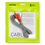 Кабель (KA-223) соединительный Smartbuy 2xRCA (M) - 2xRCA (M), 3.0 м, в пакете