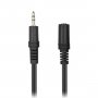 Кабель (КА-321) соединительный Smartbuy 3.5 мм Jack (M)-3.5 мм Jack (F), стерео, аудио, 1.8м, в пакете