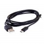 Кабель USB - micro-USB BLAST BMC-115, чёрный пластик штекер, 1.5м,  круглый чёрный ПВХ