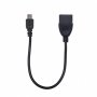 Кабель (RCC-010) Ritmix USB 2.0 A розетка - Micro USB вилка (OTG), длина 0,15 м.
