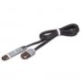 Кабель USB - 8-pin/micro Ritmix RCC-200 серый пластик штекер, 1м, плоский чёрный ПВХ с колпачками