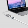Переходник USB Type-C - Gigabit Ethernet, графит, Deppa
