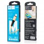 Кабель USB - micro-USB GFPoWeR 02M, 1м, 2.4A, золотистый нейлон (200.800)