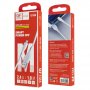 Кабель USB - micro-USB GFPoWeR 15M, 1м, 2.4A, белый TPE (200.800)