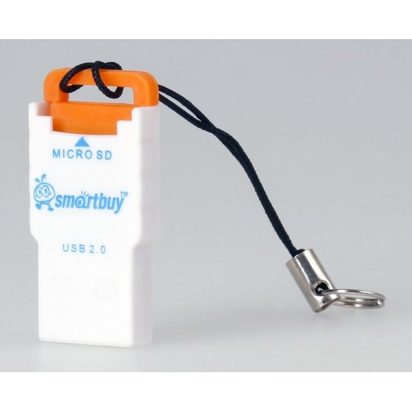 Картридер SBR-707-O MicroSD Smartbuy, оранжевый