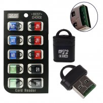Картридер microSD TF88, чёрный