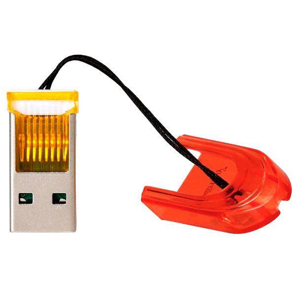 Картридер SBR-710-R MicroSD Smartbuy красный