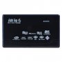 Картридер универсальный 10-в-1 SD/MMC/MicroSD/MS/M2/CF/xD и др., Smartbuy (SBR-999)