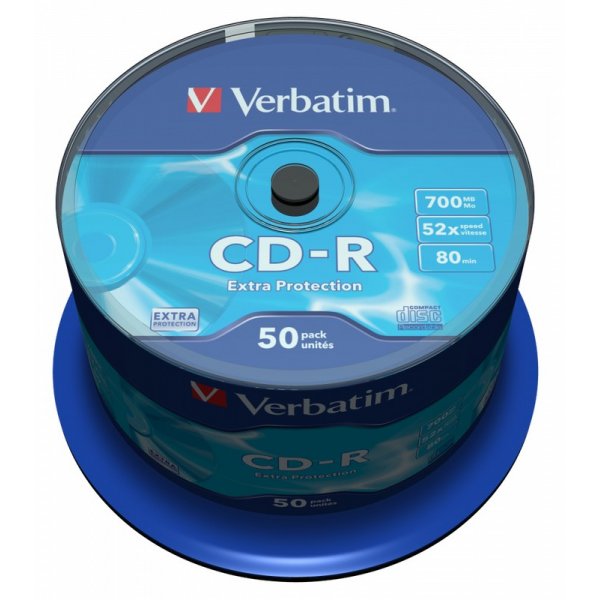 Диск CD-R CB-50 80 52x DL VERBATIM