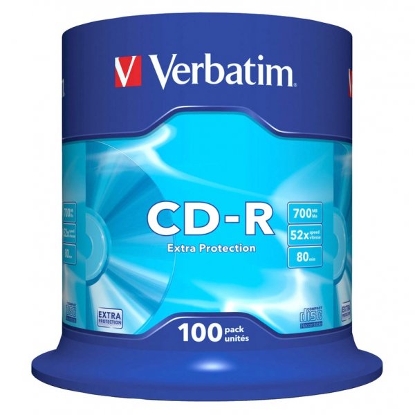 Диск CD-R CB-100 80 52x DL VERBATIM