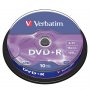 Диск DVD+R CB-10 4,7GB 16x VERBATIM