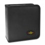 Портмоне на 40 CD чёрная кожа  квадрат JIWEl (B1040)