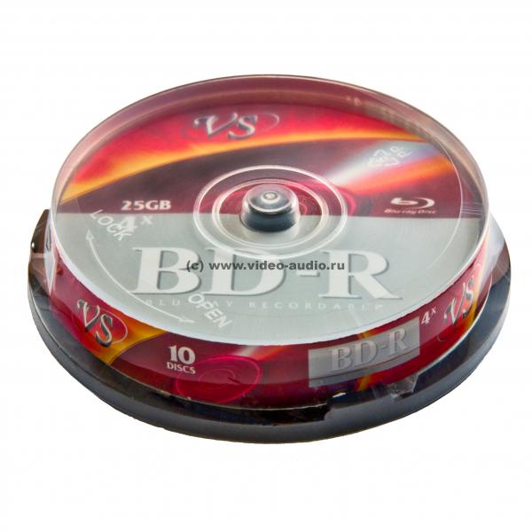 Диск BD-R CB-10 25GB 6x  VS