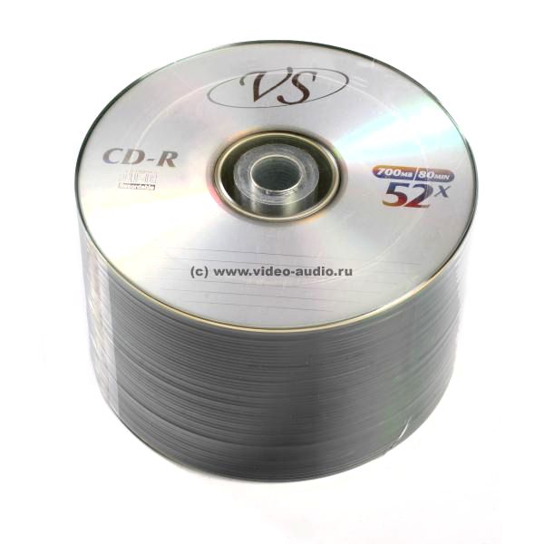 Диск CD-R CB-50 (Bulk/50) 80 52x  VS