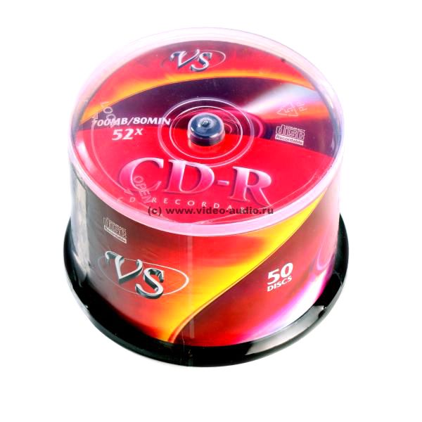 Диск CD-R CB-50 80 52x  VS
