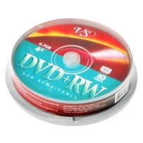 Диск DVD+RW CB-10 4,7 GB 4x VS
