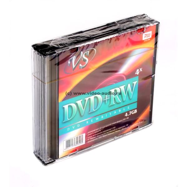 Диск DVD+RW SL-5 4,7 GB 4x VS