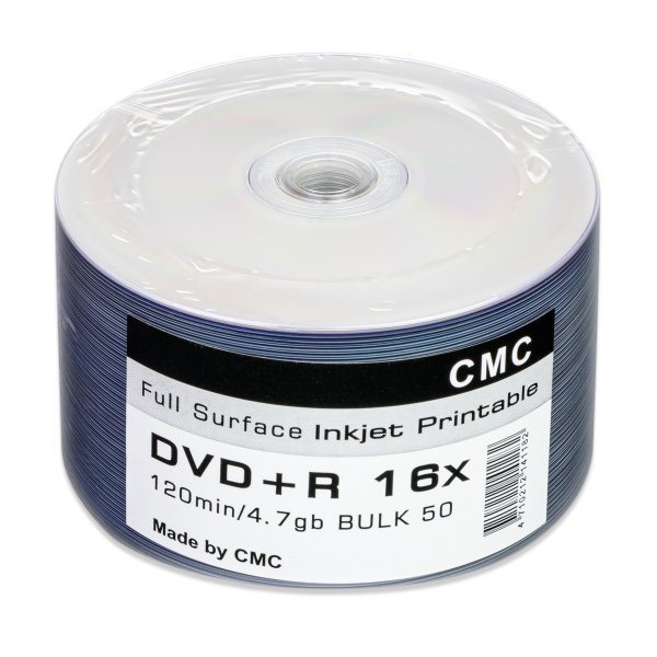 Диск DVD+R SP-50 4,7 GB 16x Full Ink Print (CMC)