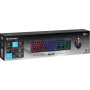 Игровой набор Defender Nord GS-959 RU, мышь+клавиатура, радуж., чёрный