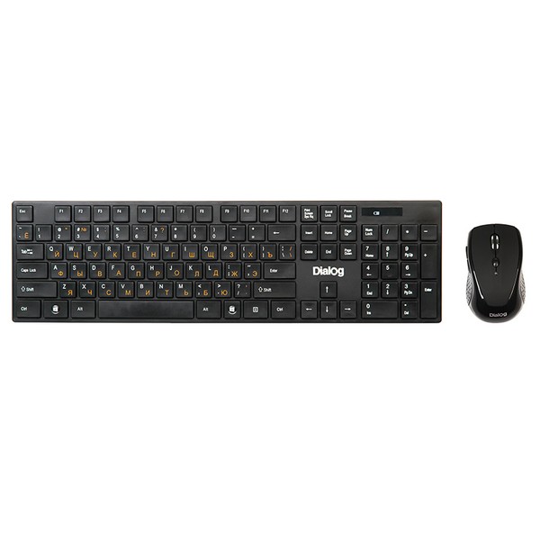 Комплект беспроводной KMROP-4030U  Dialog Pointer RF 2.4G - USB, радиоклавиатура + опт. радиомышь 6D