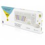 Комплект беспроводной SBC-218346AG-W Smartbuy клавиатура с цвет. клавишами + мышь White