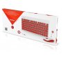 Комплект беспроводной SBC-220349AG-RW Smartbuy клавиатура+мышь мультимед, красно-белый