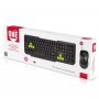 Комплект беспроводной Smartbuy ONE SBC-230346AG-KN, мышь+клавиатура, чёрно-зелёный