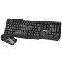 Комплект беспроводной Smartbuy ONE SBC-230346AG-K, мышь+клавиатура, чёрный