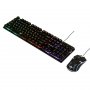 Игровой набор Nakatomi Gaming KMG-2305U, мышь+клавиатура, чёрный