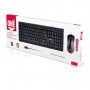 Комплект проводной Smartbuy ONE SBC-114282-K, мышь+клавиатура, чёрный