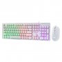 Комплект проводной Smartbuy ONE SBC-328327-W клавиатура+мышь подсветка белый