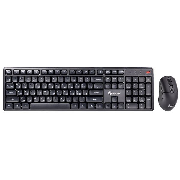 Комплект беспроводной SBC-106AGK Smartbuy клавиатура+мышь Black