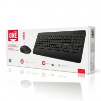 Комплект беспроводной Smartbuy ONE SBC263AGK, мышь+клавиатура, чёрный