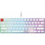 Клавиатура беспроводная механическая Defender Eternal GK-019 RU, 3 типа подкл., RGB подсветка, белый