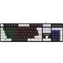 Клавиатура проводная игровая Defender Dark Knight GK-077 RU, радужная подсветка, чёрно-белый