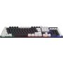 Клавиатура проводная игровая Defender Dark Knight GK-077 RU, радужная подсветка, чёрно-белый