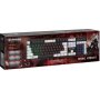 Клавиатура проводная игровая Defender Dark Knight GK-077 RU, радужная подсветка, чёрно-белый