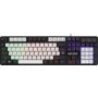 Клавиатура проводная игровая Defender Dark Knight GK-077 RU, радужная подсветка, бело-чёрный