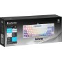 Клавиатура проводная игровая Defender Novis GK-318 RU, 80кн+FN, 1,5м, радужная подсветка, бело-голуб