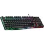 Клавиатура проводная игровая Defender Mayhem GK-360DL RU, RGB подсветка, 19 Anti-Ghost, чёрный