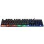 Клавиатура проводная игровая Defender Mayhem GK-360DL RU, RGB подсветка, 19 Anti-Ghost, чёрный