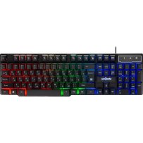 Клавиатура проводная игровая Defender Mayhem GK-360DL RU, RGB подсветка, 19 Anti-Ghost, чёрный