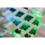 Клавиатура беспроводная Redragon Draconic RU, RGB подсветка, BT, 61 кн., белый