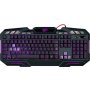Клавиатура проводная игровая Defender Doom Keeper GK-100DL RU, 3-х цветная, 19 Anti-Ghost