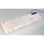 Клавиатура проводная игровая Dialog Gan-Kata KGK-15U, подсветка, USB, белый