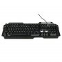 Клавиатура проводная игровая Dialog Gan-Kata KGK-25U, подсветка 3 цвета, металл, USB, чёрный