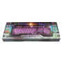 Клавиатура проводная игровая Dialog Gan-Kata KGK-25U, подсветка 3 цвета, металл, USB, серебристый