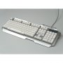 Клавиатура проводная игровая Dialog Gan-Kata KGK-25U, подсветка 3 цвета, металл, USB, серебристый