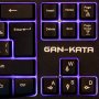 Клавиатура проводная игровая Dialog Gan-Kata KGK-45U, подсветка 3 цвета, макро клавиши, USB, чёрный